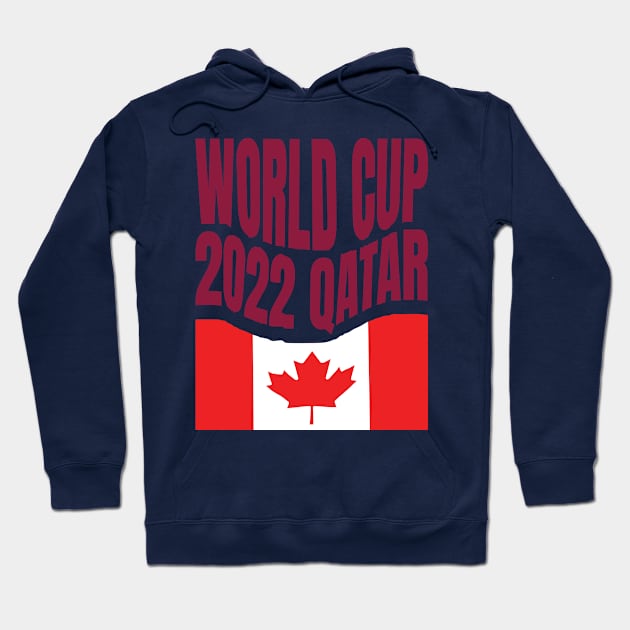 canada flag | world cup qatar Hoodie by sampel